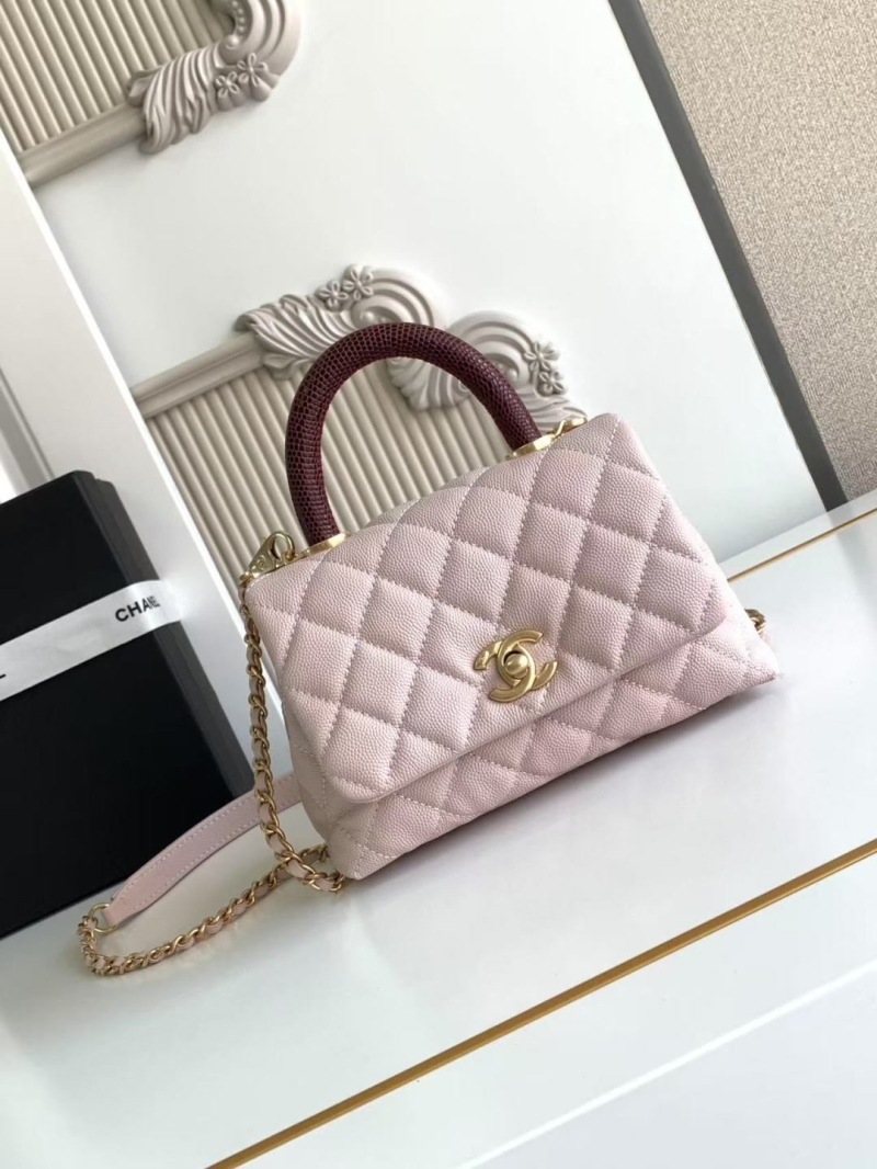 Ch**el top handle bags